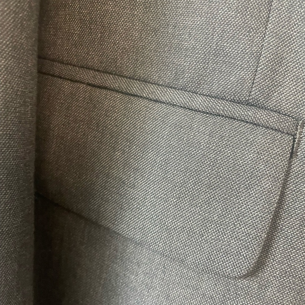 Chaps Gray Blazer with Red Lining - image 4
